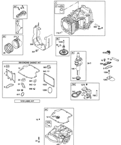 Part Location Diagram of BS-793019 MTD Piston Assembly